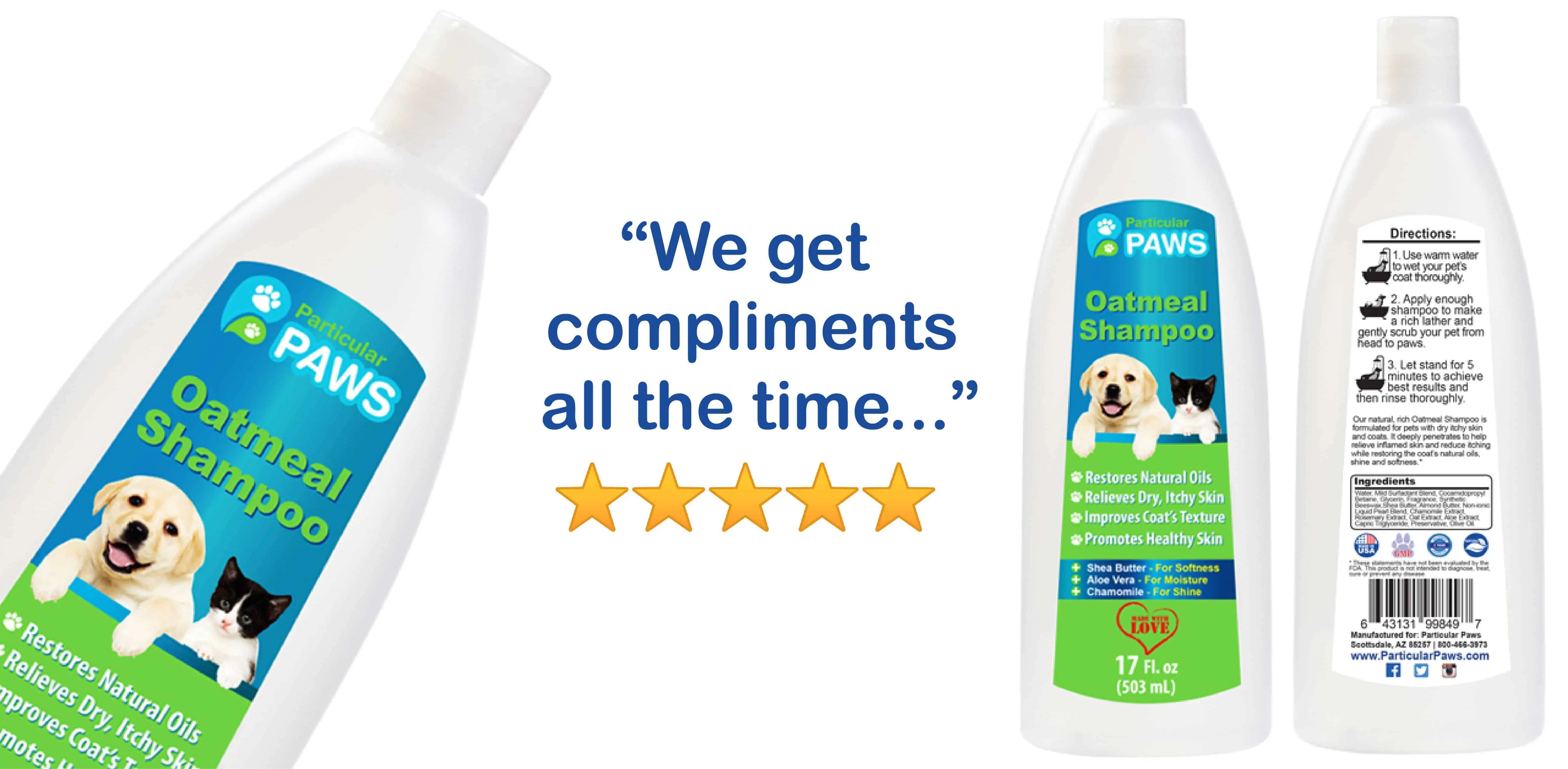 Particular Paws Oatmeal Shampoo