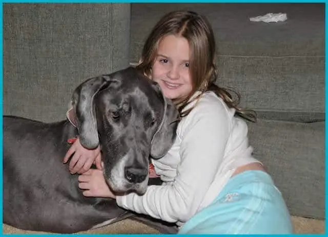 girl-and-dog