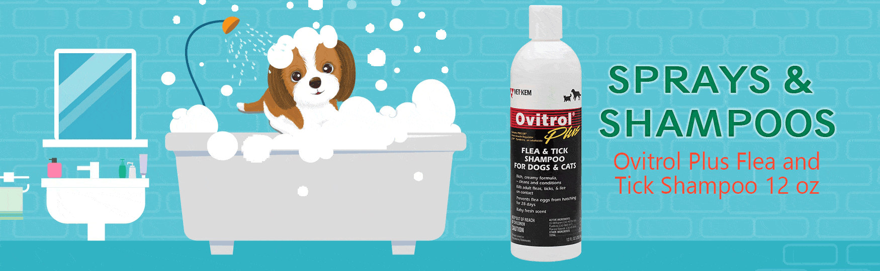 ovitrol plus fleas & ticks shampoo