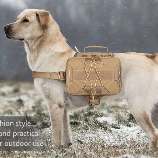 Dog Saddle Bag Backpack