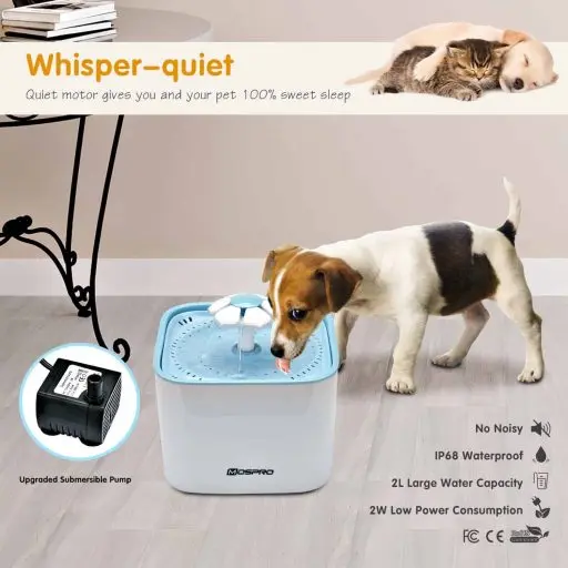 Mospo Pet Flower Water Fountain